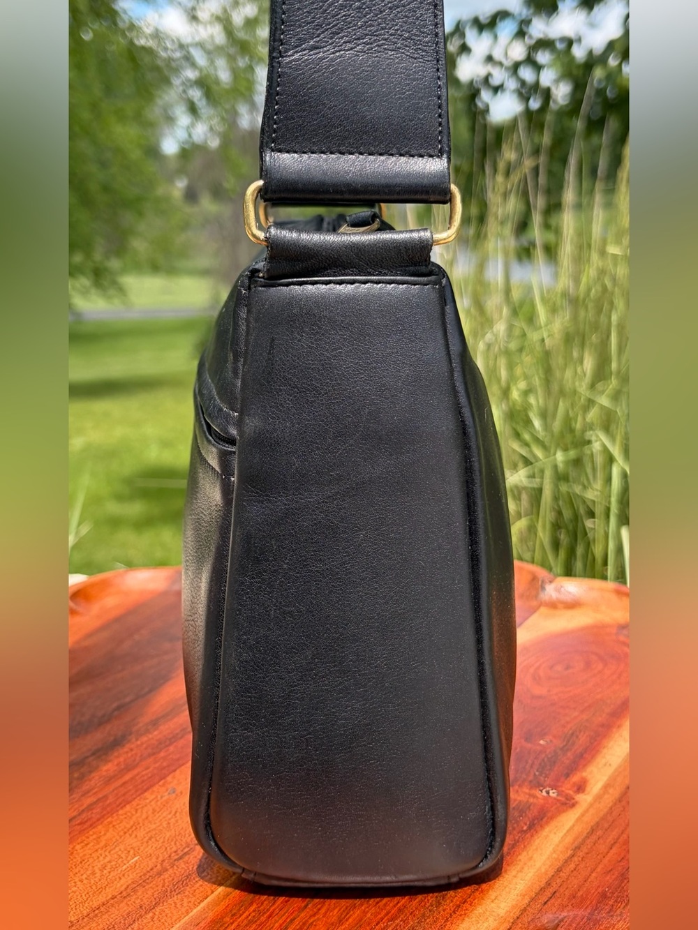 Vintage COACH Matinee Black Leather Rare EUC - Picture 12 of 17